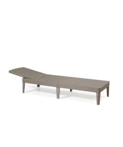 SDRAIO LETTINO PRENDISOLE "JAIPUR SUNLOUNGER" COLORE CAPPUCCINO, 187,5X58X29 CM - KETER