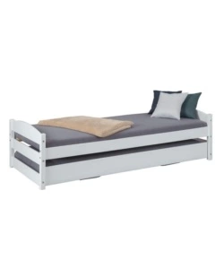 LETTO SINGOLO CON SECONDO LETTO ESTRAIBILE 209X62X97 CM