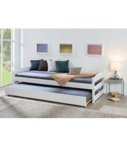 LETTO SINGOLO CON SECONDO LETTO ESTRAIBILE 209X62X97 CM
