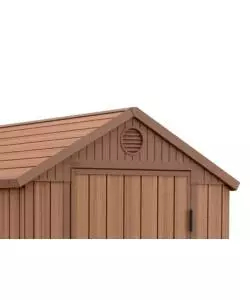 CASETTA DA GIARDINO KETER "DARWIN 4x6" IN EVOTECH+ COLORE MARRONE CON PORTA BATTENTE SINGOLA 125,8X184,5X205,1 CM