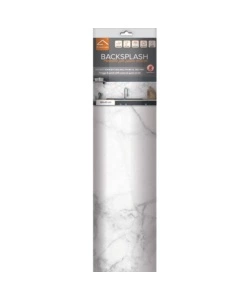 PARASCHIZZI XL "WHITE MARBLE" IN PVC, 180X45 CM