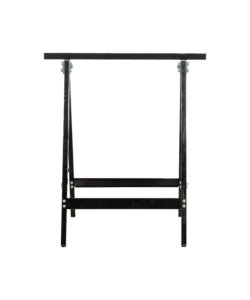CAVALLETTO PIEGHEVOLE IN METALLO, PORTATA MASSIMA 100 KG - 63,5X43XH72 CM