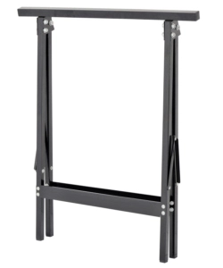CAVALLETTO PIEGHEVOLE IN METALLO, PORTATA MASSIMA 100 KG - 63,5X43XH72 CM