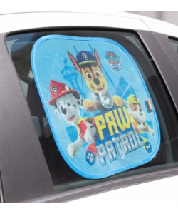 COPPIA TENDINE AUTO LATERALI "PAW PATROL BOY" 44X35 CM