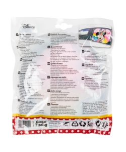 COPPIA TENDINE LATERALI "DISNEY MINNIE MOUSE" ARCOBALENO 44X35 CM