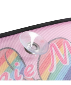 COPPIA TENDINE LATERALI "DISNEY MINNIE MOUSE" ARCOBALENO 44X35 CM