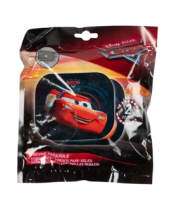 COPPIA TENDINE AUTO LATERALI "DISNEY CARS" 44X35 CM