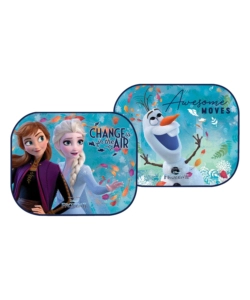 COPPIA TENDINE AUTO LATERALI "DISNEY FROZEN 2" 44X35 CM