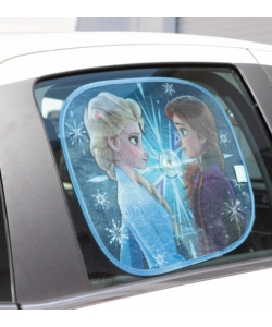COPPIA TENDINE AUTO LATERALI "DISNEY FROZEN 2", 44X35 CM