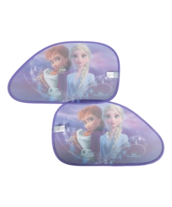 COPPIA TENDINE AUTO LATERALI TRAPEZIO "FROZEN 2", 65X38 CM