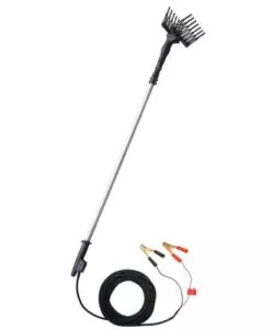 ABBACCHIATORE OLIVE ELETTRICO A BATTERIA EXCEL MOVIMENTO OSCILLATORIO VERTICALE 12V + ASTA TELESCOPICA 2,2-3 MT
