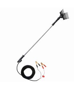 ABBACCHIATORE OLIVE ELETTRICO A BATTERIA EXCEL MOVIMENTO OSCILLATORIO VERTICALE 12V + ASTA TELESCOPICA 2,2-3 MT