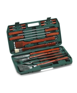 SET VALIGETTA ACCESSORI BARBECUE - 18 PEZZI