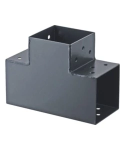 GIUNZIONE  ANGOLARE PLUG-IN 9x9 A 3 CONNESSIONI ANGOLO A 90° PIATTO, NERO - SUKI