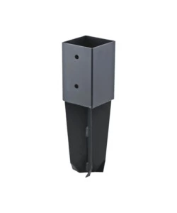SUPPORTO VERTICALE PER ANCORAGGI A TERRA ANTRACITE, 91x91 MM - SUKI