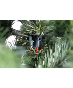 ALBERO DI NATALE "GLISTEN" CON 1409 RAMI AD AGGANCIO, 240 CM