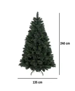 ALBERO DI NATALE ARTIFICIALE XMAS JOY "GLISTEN" VERDE 240 CM