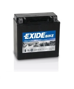 BATTERIA EXIDE AGM 12-12 12AH SX SPUNTO 200 - L150 x H145 x P90.