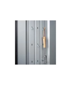 ARMADIO DA ESTERNO BIOHORT "ROMEO M" IN ACCIAIO ARGENTO METALLIZZATO, 132X57X140 CM - 55070