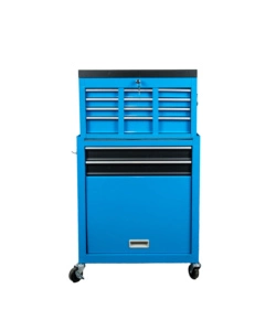 CASSETTIERA PORTA ATTREZZI EASY SYSTEM IN METALLO CON RUOTE E CASSETTIERA MOVIBILE, 61,6X33X108,2 CM