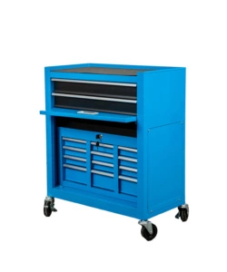 CASSETTIERA PORTA ATTREZZI EASY SYSTEM IN METALLO CON RUOTE E CASSETTIERA MOVIBILE, 61,6X33X108,2 CM