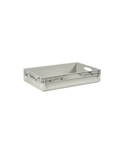 CONTENITORE MODULARE IMPILABILE ARTPLAST "EUROBOX" IN POLIPROPILENE GRIGIO 60X40X12 CM
