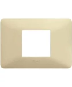 PLACCA MATIX 2 MODULI CENTRATI AM4819BCD - BTICINO