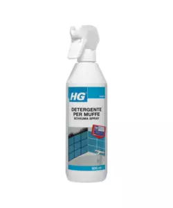 SCHIUMA DETERGENTE SPRAY HG RIMUOVI MUFFE, UMIDITÀ E MACCHIE DA AGENTI ATMOSFERICI 500 ML