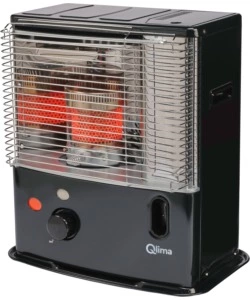 STUFA A COMBUSTIBILE LIQUIDO QLIMA "R3224X" NERO 2,4 KW