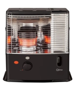 STUFA A COMBUSTIBILE LIQUIDO QLIMA "R3224X" NERO 2,4 KW