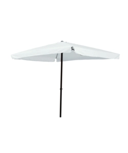 OMBRELLONE DA GIARDINO QUADRATO ESSENZA IN POLIESTERE BIANCO 3X3 MT