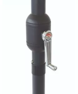 OMBRELLONE DA GIARDINO QUADRATO ESSENZA IN POLIESTERE BIANCO 3X3 MT