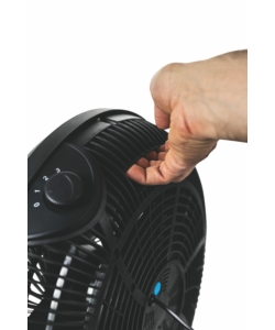 VENTILATORE DA APPOGGIO NERO 50 W