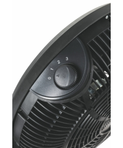 VENTILATORE DA APPOGGIO NERO 50 W