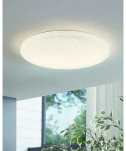 PLAFONIERA LED DA INTERNO EGLO "POGLIOLA-S" BIANCO EFFETTO STELLATO 4000K 31 CM