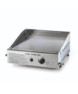 BARBECUE A GAS OMPAGRILL CON PLANCHA SINGOLA E COPERCHIO 1 BRUCIATORE 44X44X24 CM