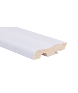 BATTISCOPA MDF ROVERE BIANCO VERNICIATO 70X18X2400MM
