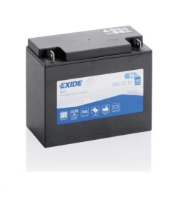 BATTERIA EXIDE GEL 12V 16AH (20H) DX - L75 x H165 x P180
