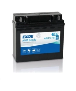 BATTERIA EXIDE AGM 12V 18AH DX - L75 x H165 x P180