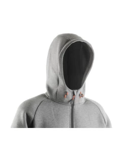 FELPA DA LAVORO KAPRIOL "TECH HOODIE" COLORE GRIGIO, TG XXXL