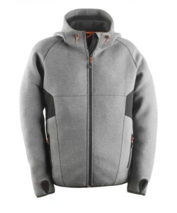 FELPA DA LAVORO KAPRIOL "TECH HOODIE" COLORE GRIGIO, TG XXXL