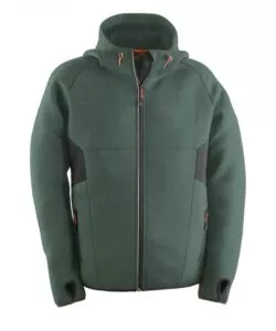 FELPA DA LAVORO TECH HOODIE VERDE, TG XXXL - KAPRIOL