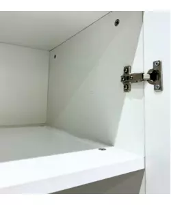 ARMADIO MULTIUSO 2 ANTE BIANCO 80X52X207 CM