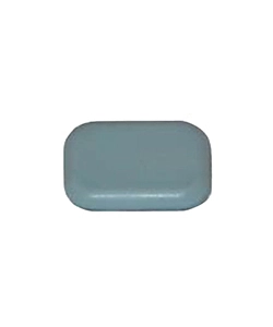 SCIVOLI IN PTFE RETTANGOLARI ADESIVI - 24X100 MM. - GRIGIO - 2 PZ.