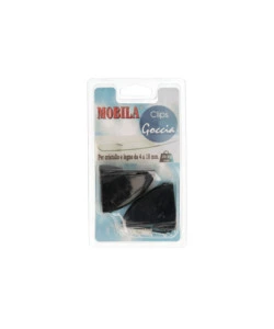 REGGIMENSOLA  MODELLO "GOCCIA" NERO 2 PZ.