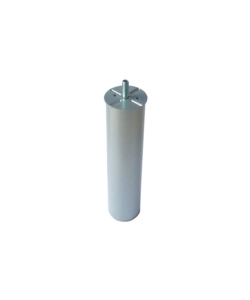 PIEDINO TONDO IN METALLO PER RETE LETTO Ø 60 - H. 25 CM. GRIGIO