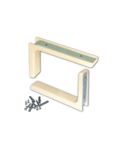 REGGIMENSOLE CON COPERTURA PLASTICA 2 PZ. - 80 X 120 MM. - BIANCO