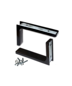 REGGIMENSOLE CON COPERTURA PLASTICA 2 PZ. - 145 X 240 MM. - NERO