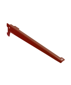 REGGIMENSOLE A 2 GANCI ANGOLATE - 28 CM. - MARRONE