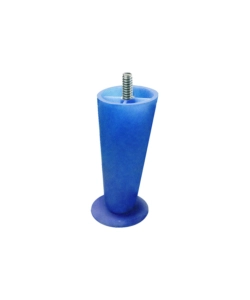 PIEDINO IN PLASTICA SERIE "CALICE" - Ø 60 - H.130 MM. - BLU
